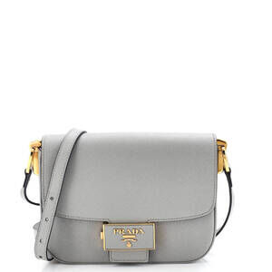Prada Embleme Flap Bag Saffiano Leather #230004P21B